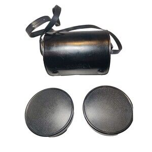 Set Of 2 Yashica Yashikor AUX Wide Angle & Telephoto 1:4 S007 & S008 Lens W/Case